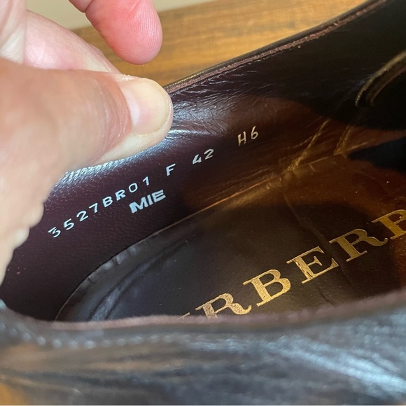 Burberry Prorsum men’s dress shoe Black Leather - Picture 7 of 8